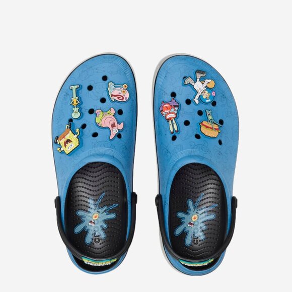 Crocs Off Court Clog SpongeBob SquarePants Mens 209825-001 NEW Sz 9 - Picture 2 of 5